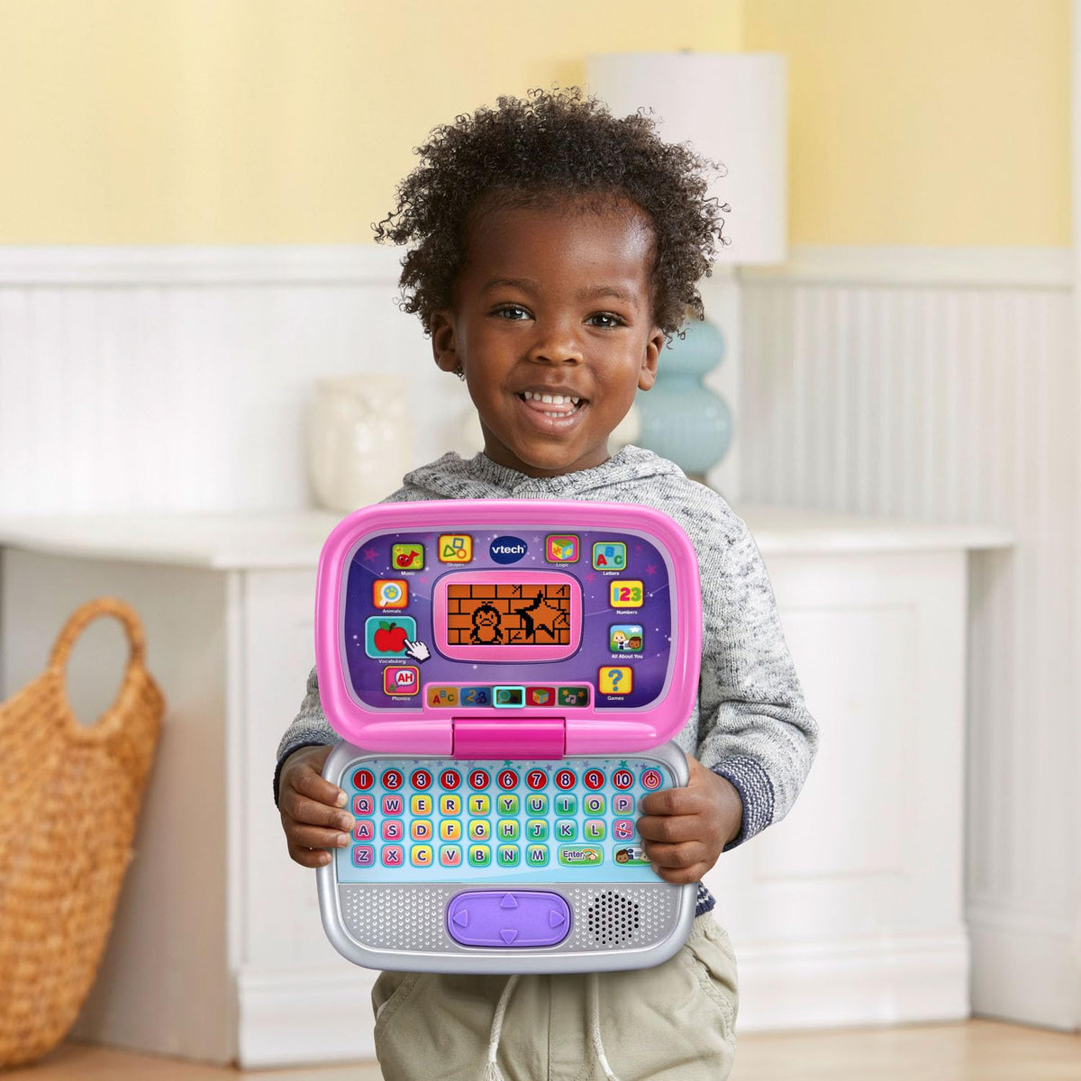 VTech Play Smart Preschool Laptop, Pink (English Version) 🍁 All In One Marketplace Canada