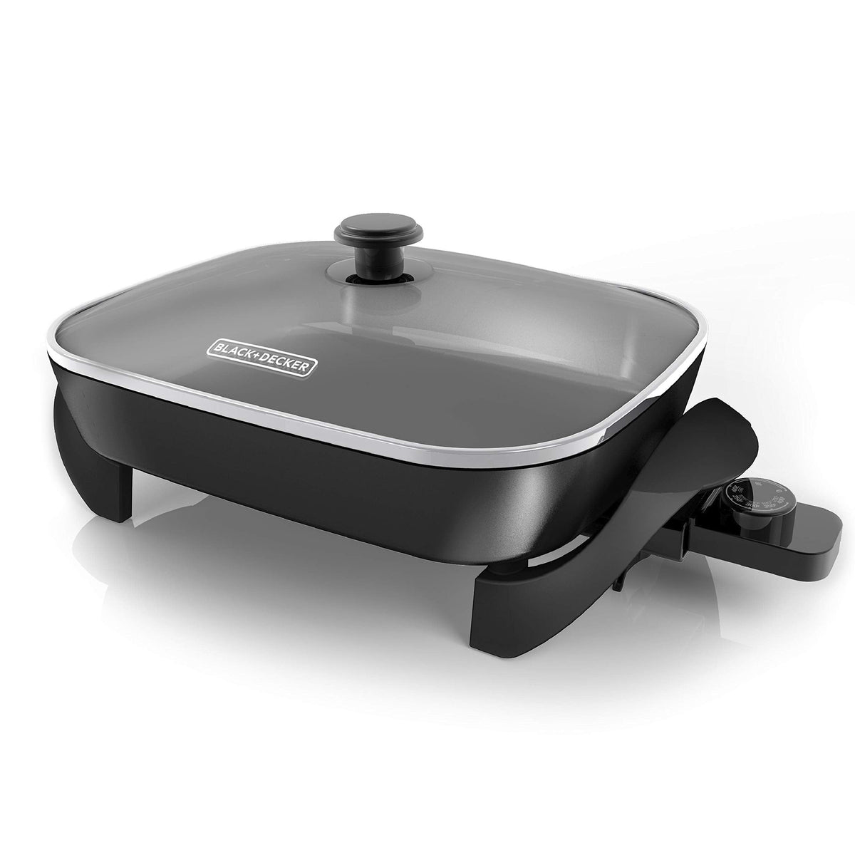 BLACK+DECKER 12x15-Inch Electric Skillet with Glass Lid 🍁 All In One Marketplace Canada