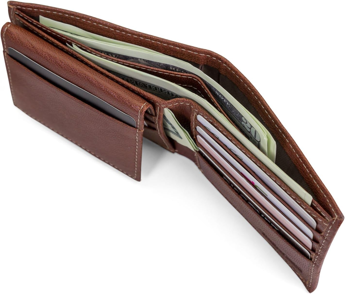 Timberland Men's Leather RFID Blocking Wallet – Genuine Leather Passcase Bifold