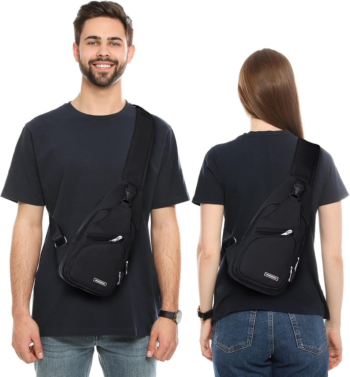 Waterproof Sling Bag – Crossbody Backpack for Men & Women, Hiking Daypack, Chest Bag