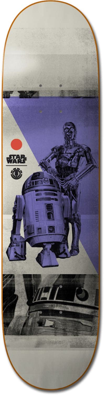 Element x Star Wars 'R2D2/C3PO' Skateboard - White