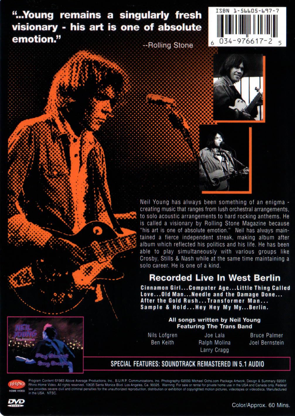 Neil Young / In Berlin: Live 1982 - DVD (Used)