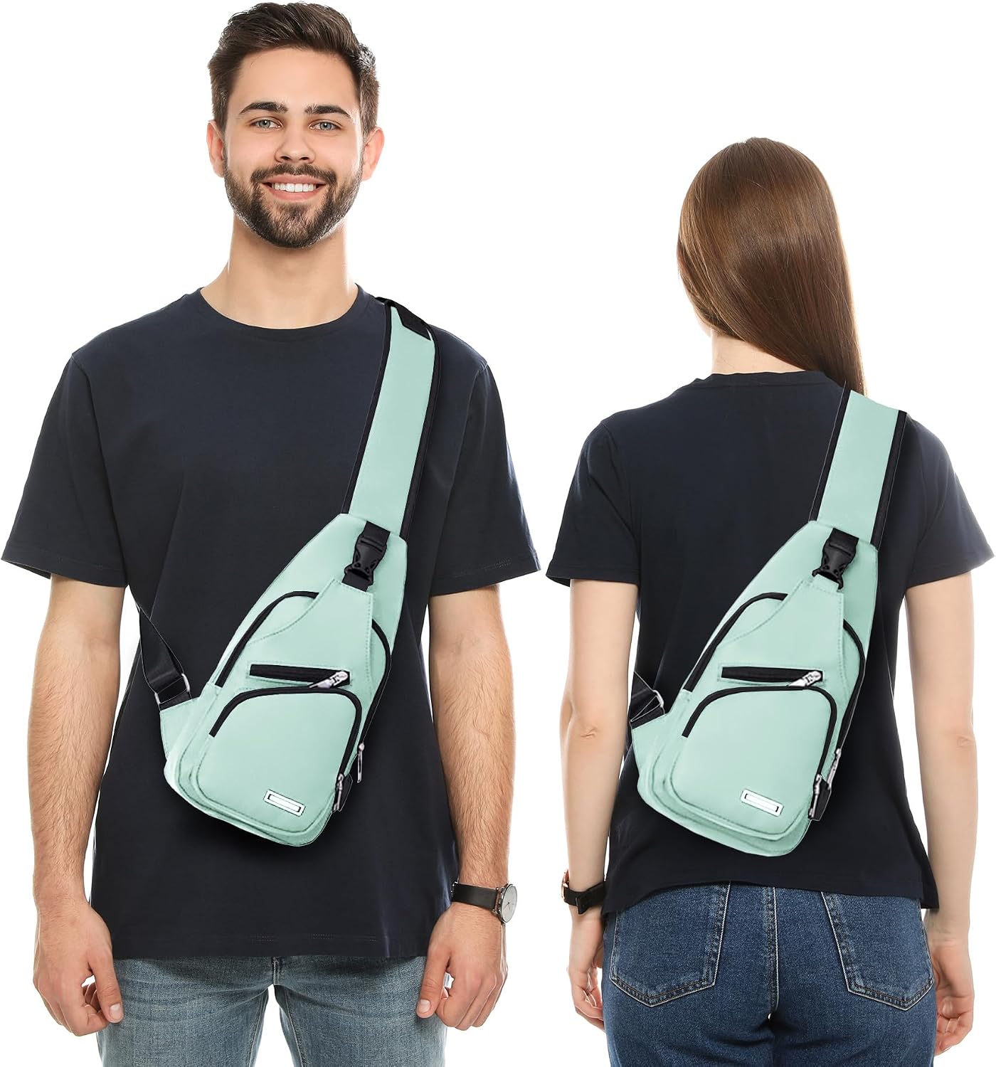 Waterproof Sling Bag – Crossbody Backpack for Men & Women, Hiking Daypack, Chest Bag