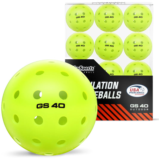 GoSports GS 40 Pickleball Balls - 12 Pack of Regulation USAPA Pickleballs 🍁 All In One Marketplace Canada