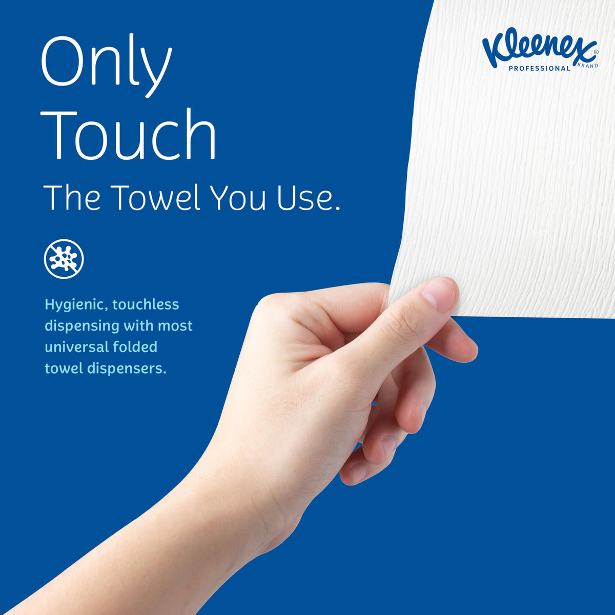 Kleenex Professional Universal Multifold Paper Towels, Bulk (02046), Absorbency Pockets, 9.2" x 9.4" Towel, White (150 Sheets/Pack, 8 Packs/Case, 1,200 Sheet Total) 🍁 All In One Marketplace Canada