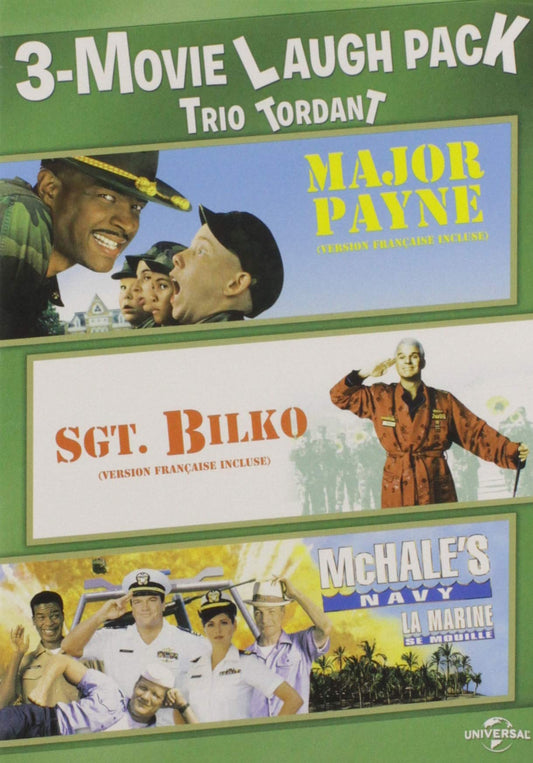 3-Movie Laugh Pack: Major Payne / Sgt. Bilko / McHale’s Navy (Bilingual)