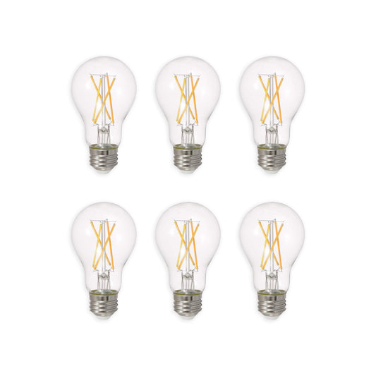 Sylvania LED TruWave Natural Series Light Bulb, 60W Equivalent, Efficient 8W A19, Medium Base, Dimmable, 800 Lumens, 2700K, Soft White, Clear - 6 Count (Pack of 1) (40806) 🍁 All In One Marketplace Canada