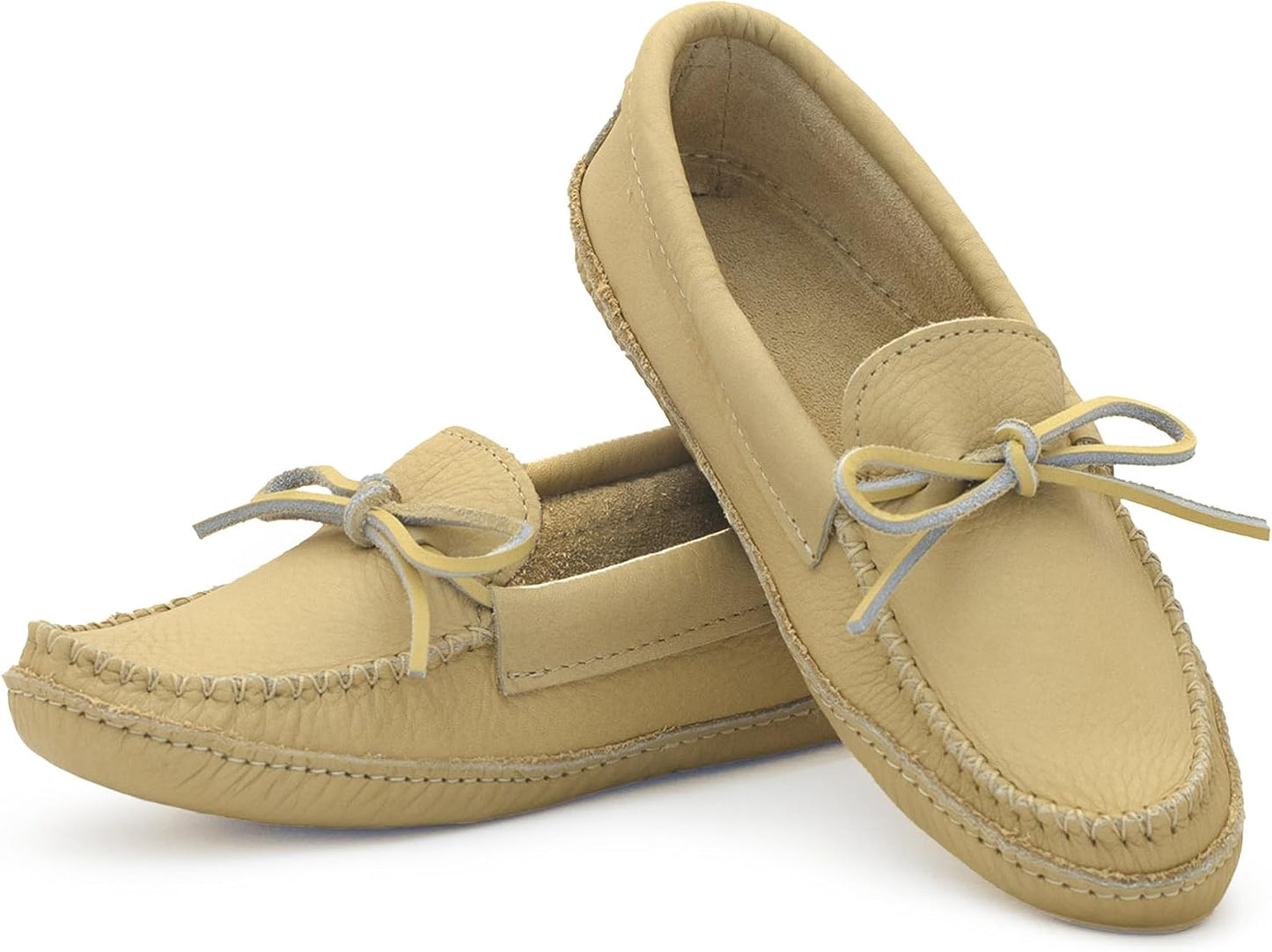 Men's Leather House Moccasins – Handcrafted in Canada, Cowhide Leather, Classic Design