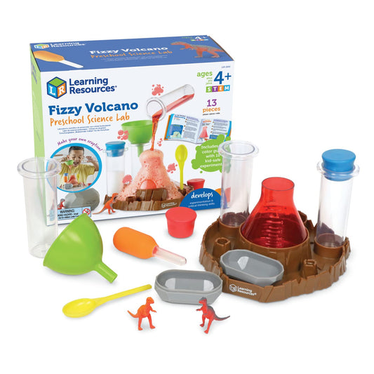 Learning Resources Fizzy Volcano, 13 Pieces, Ages 4+, Preschool Science Lab, Science Kits for Kids, Science Experiments for Kids,STEM Toys for Kids 🍁 All In One Marketplace Canada