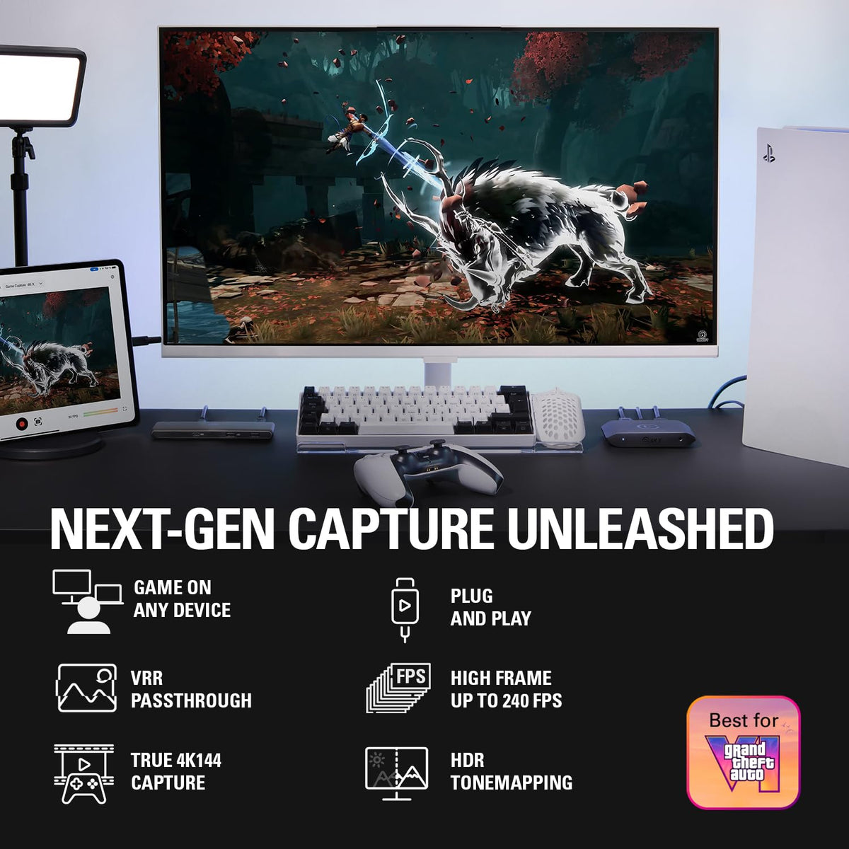 Elgato 4K X Capture Card, HDMI 2.1, 4K144 Ultra-Low Latency 🍁 All In One Marketplace Canada