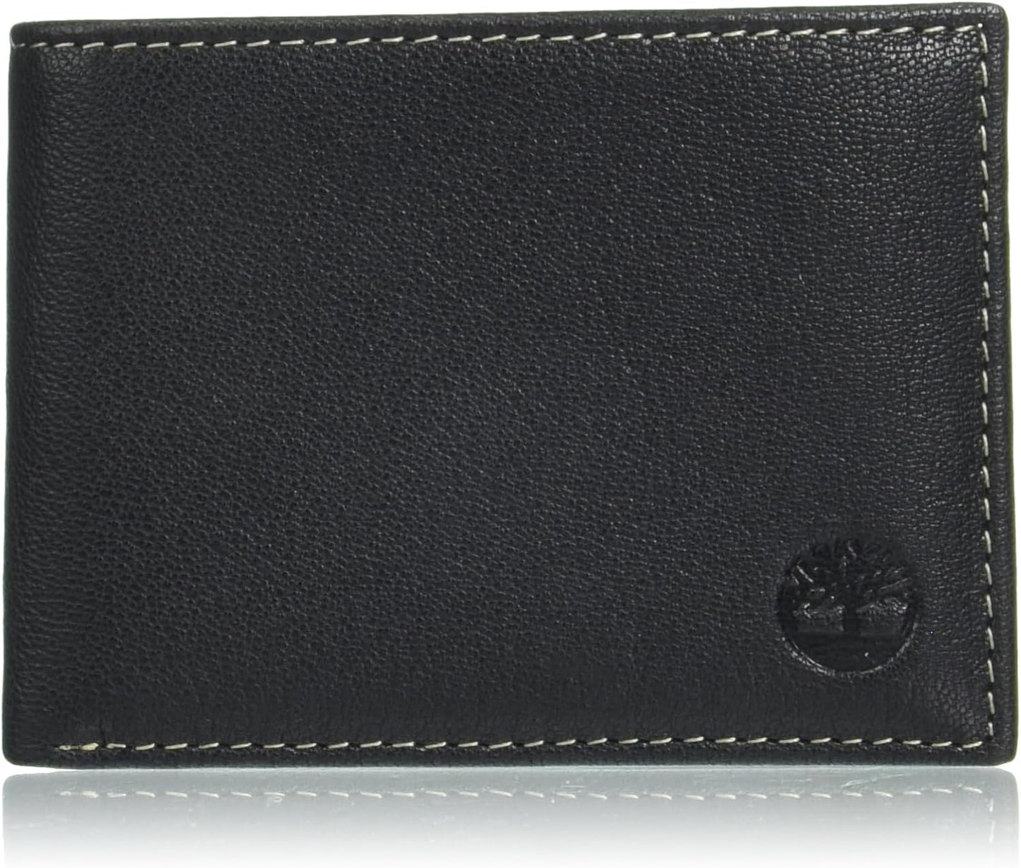 Timberland Men's Leather RFID Blocking Wallet – Genuine Leather Passcase Bifold