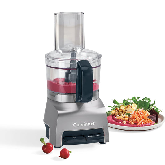 Cuisinart Food Processor, 5-Cup Capacity, Chop and Shred with Reversible Disc, Universal Chopping Blade, Compact Base, High-Performance Motor, Cord Storage, Silver (FP-5C) 🍁 All In One Marketplace Canada