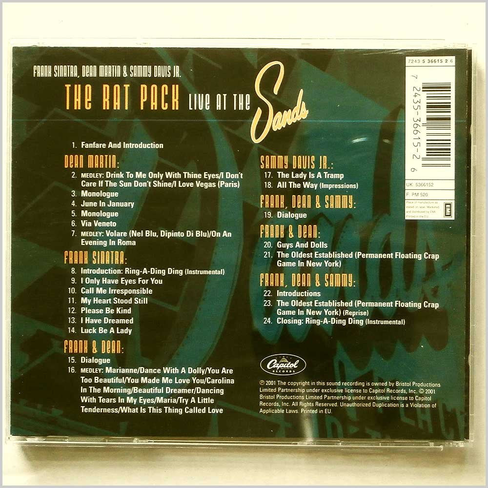 The Rat Pack - Live At The Sands: 1963