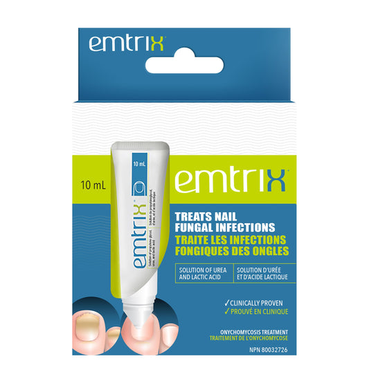 Emtrix Nail Fungus Solution, 10 mL, Improves Appearance of Discolored & Thick Nails 🍁 All In One Marketplace Canada