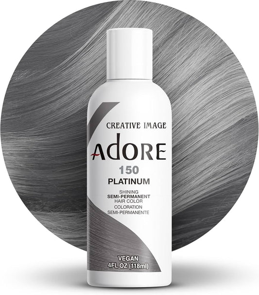 ADORE COLORATION CHEVEUX SEMI-PERMANENTE PLATINE 150 120ML