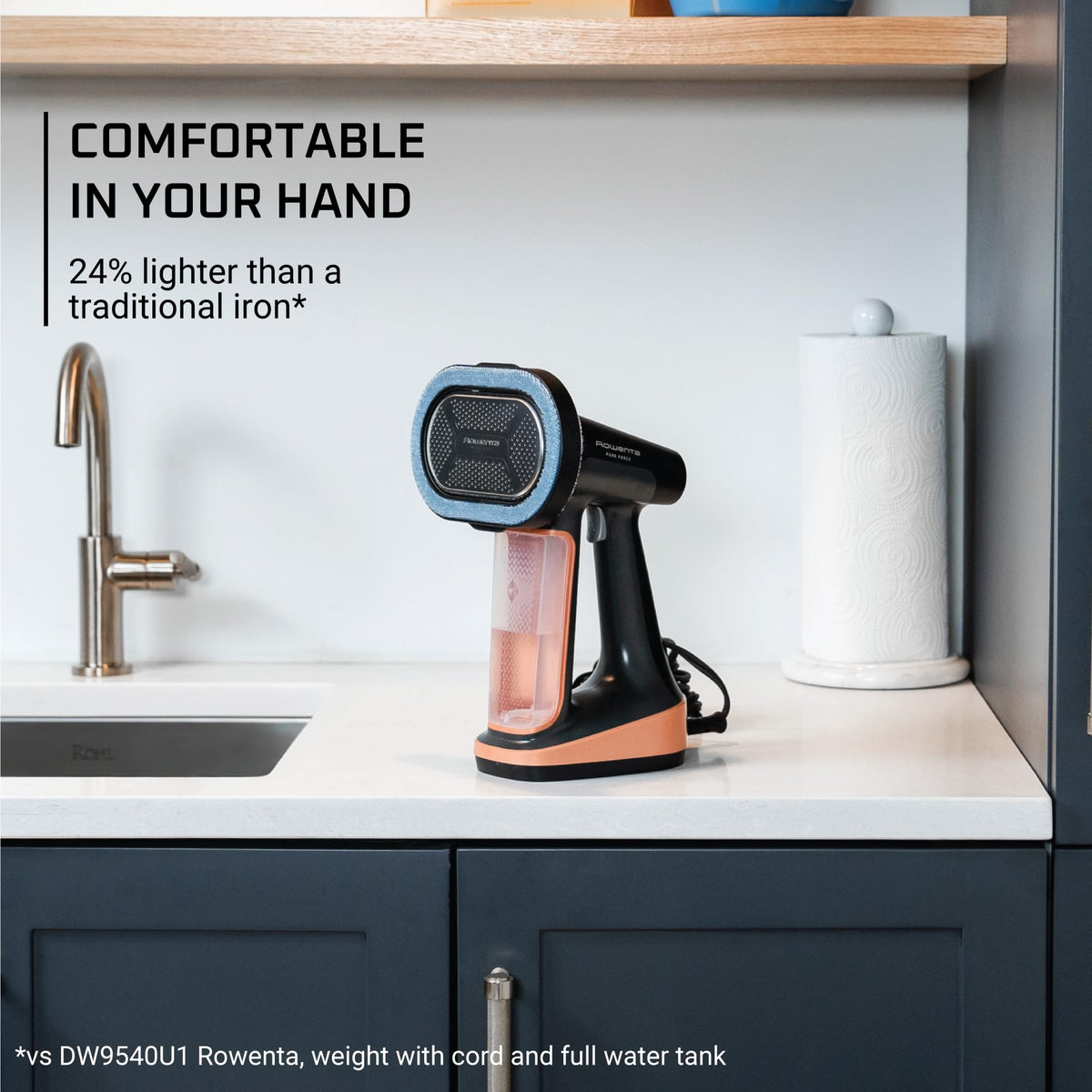 Rowenta Iron Steamer for Clothes, 3in1 Hand Held Steamers, Clothing Steamer, Ironing, Lint Remover, 7.1 Oz Tank, 1875 Watts, Auto-Off, Black, DR8855 🍁 All In One Marketplace Canada