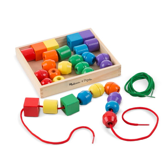 Melissa & Doug Primary Lacing Beads 33-Piece Montessori Toy Set 🍁 All In One Marketplace Canada