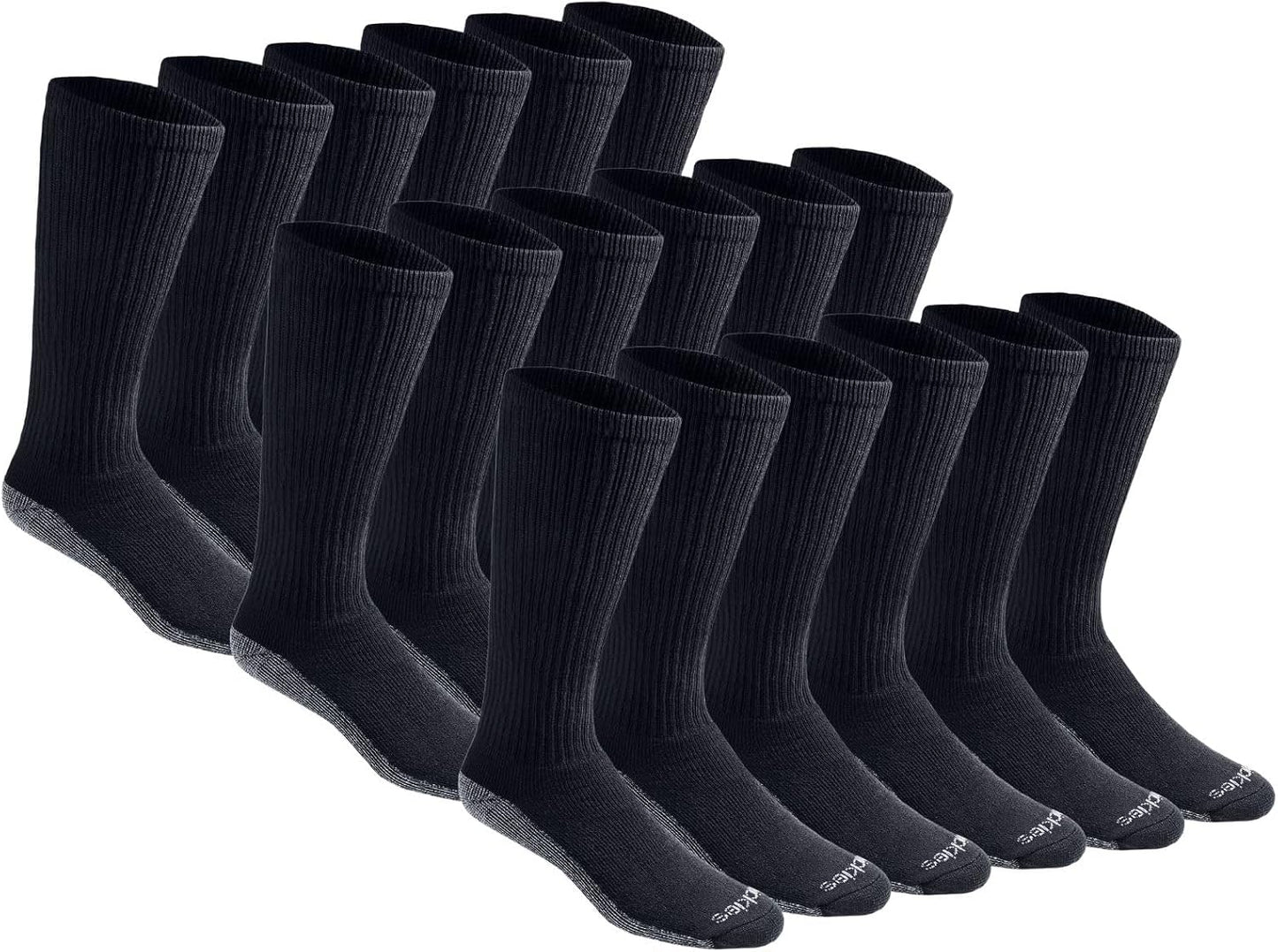 Dickies Men's Dri-Tech Moisture Control Boot Socks – Multi-Pack