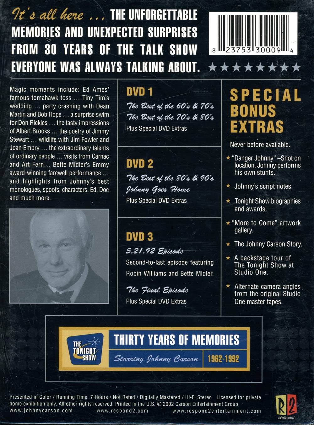 The Ultimate Collection Starring Johnny Carson, Vol. 1-3