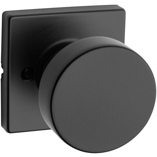 Weiser Cambie Matte Black Door Knob, Interior Door Handles/Passage Knobs for Hall and Closet Door, Non-locking Hall/Closet Door Handle, Modern Home Décor 🍁 All In One Marketplace Canada