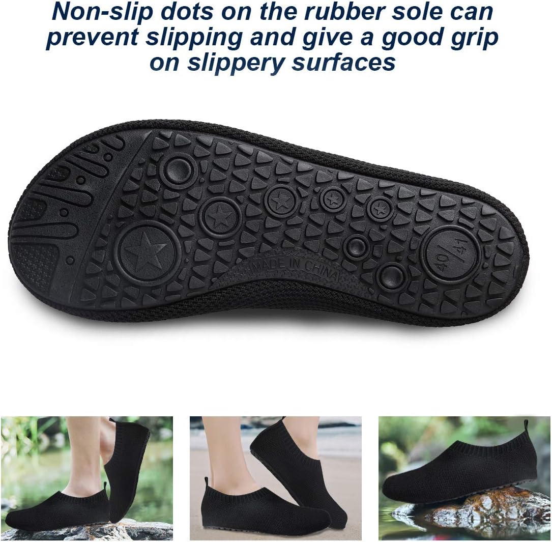 semai Quick-Dry Water Shoes – Non-Slip Aqua Socks for Beach, Swimming & Yoga, Men Women Kids