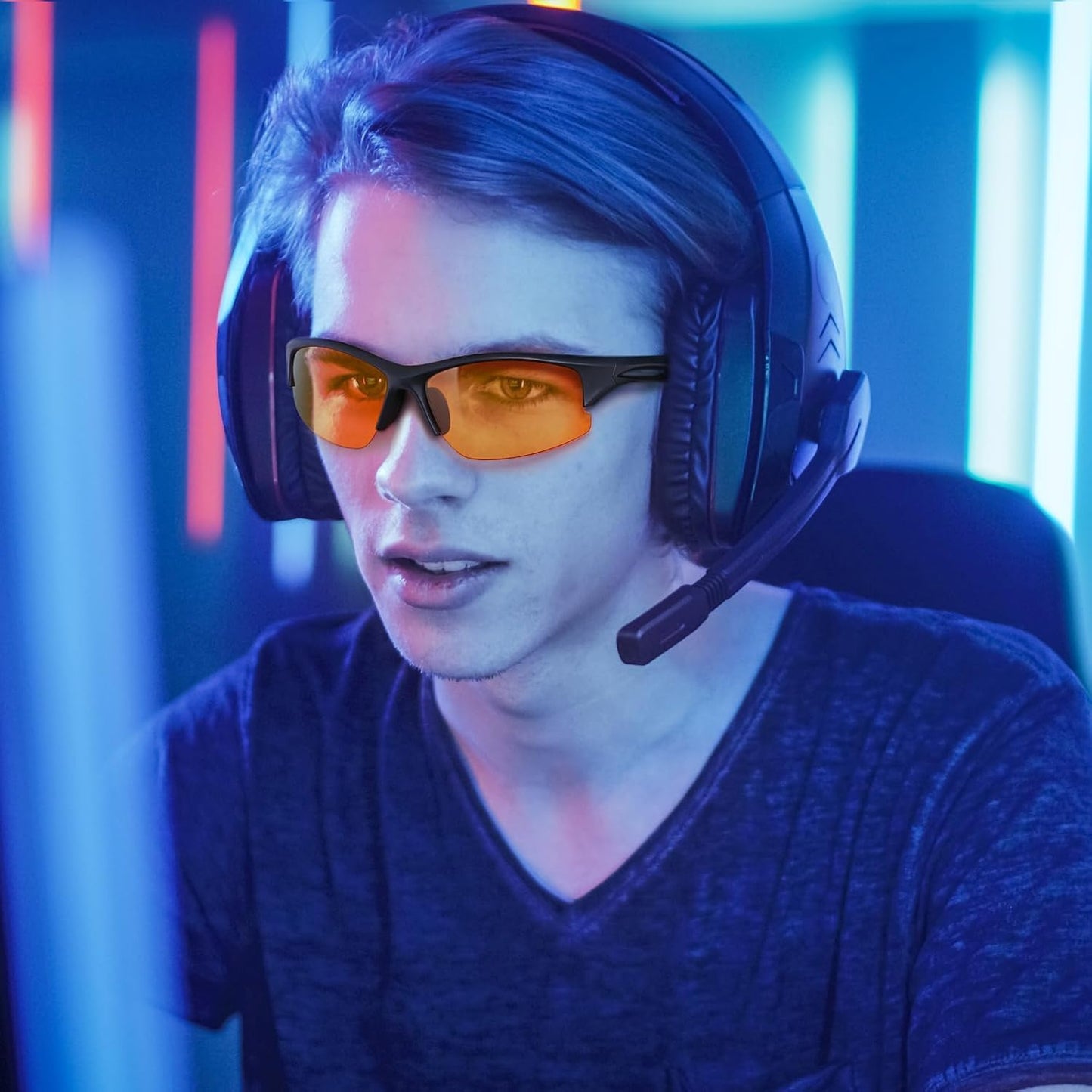 Okany Blue Light Glasses – Gaming & Computer Glasses for Men & Women, Anti-Glare, UV Protection