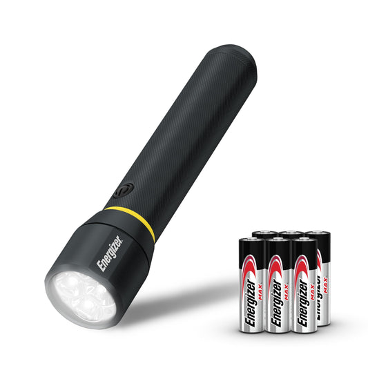 ENERGIZER LED Flashlight Vision PRO, Ultra Bright 1000+ Lumens, IPX4 Water Resistant, Aircraft-Grade Aluminum LED Light, Rugged Metal Flash Light for Outdoors, Emergency Power Outage, Black 🍁 All In One Marketplace Canada