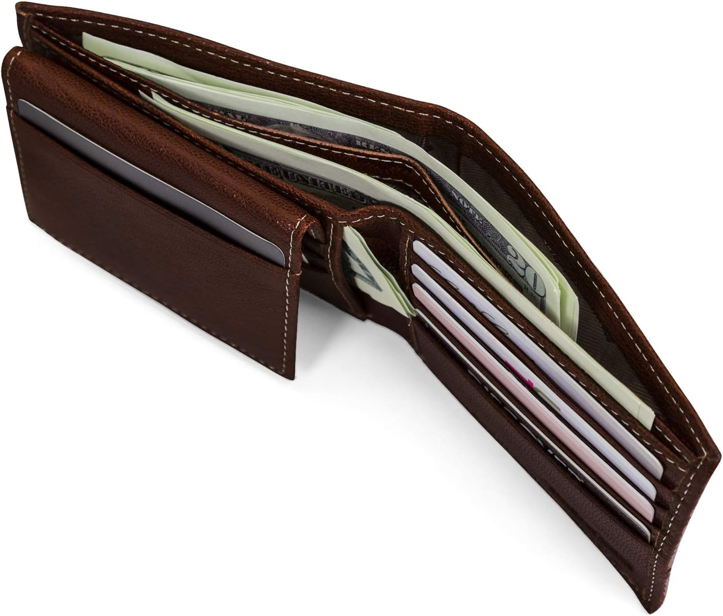 Timberland Men's Leather RFID Blocking Wallet – Genuine Leather Passcase Bifold