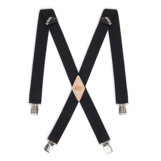 Dickies Men's 1-1/2 Solid Straight Clip Suspender, Black, One Size 🍁 All In One Marketplace Canada