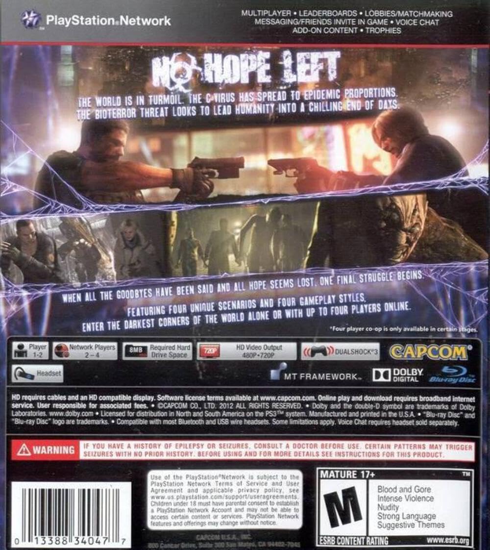 Resident Evil 6 - PS3 (Used)