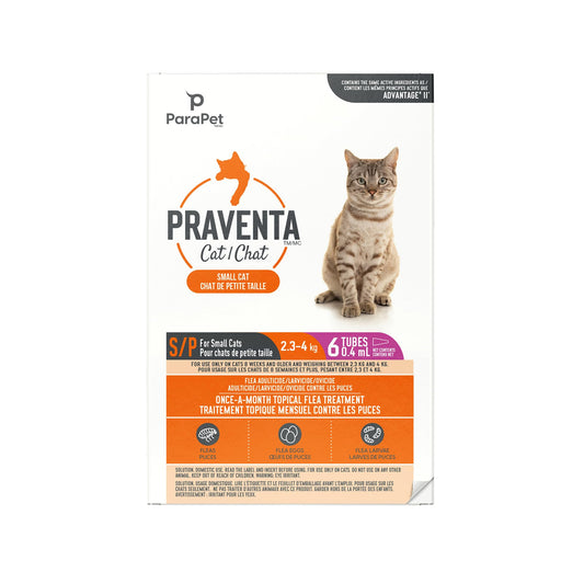 Parapet Praventa for Small Cats - 6 Tubes 🍁 All In One Marketplace Canada