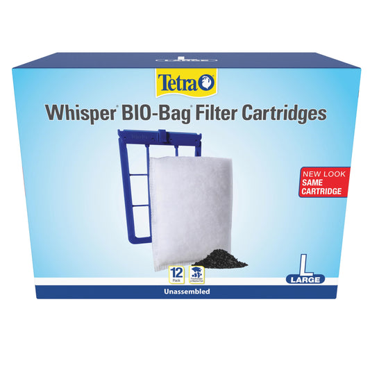 Tetra Aquarium Filter Cartridge, Bio-Bag Large, 12 pack for Whisper 🍁 All In One Marketplace Canada