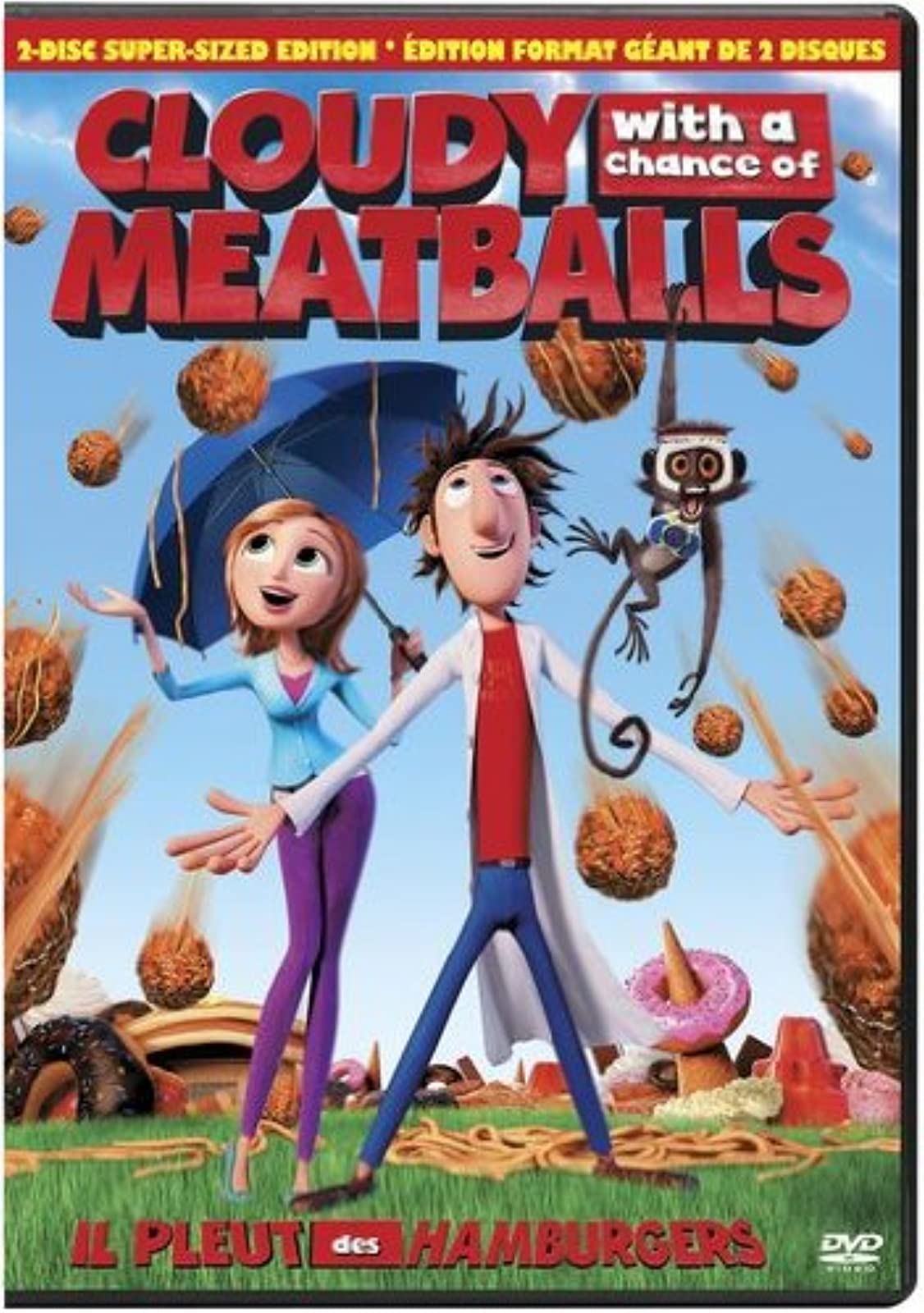 Cloudy With a Chance of Meatballs (Bilingual) - DVD (Used)