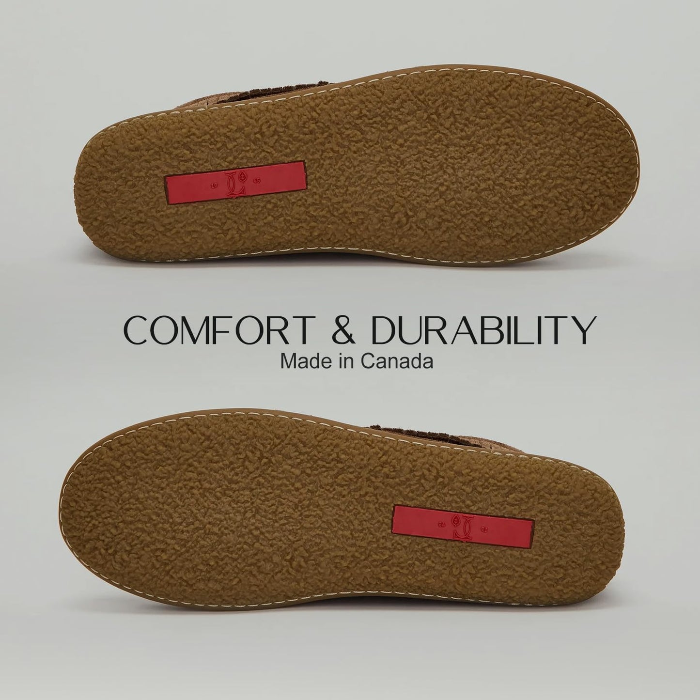 Women's Leather Moccasin Ankle Boots – Handcrafted in Canada, Inca Embroidery, Rubber Sole