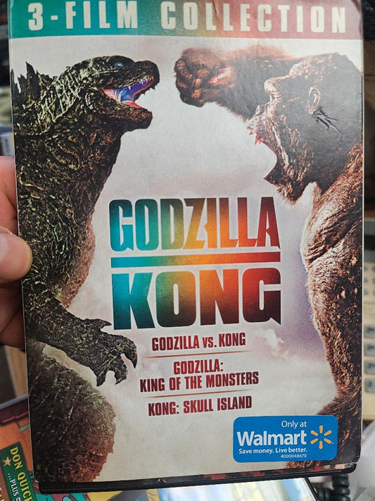 Godzilla vs. Kong/Godzilla: King of the Monsters/Kong: Skull Island (3 Film Bundle) - DVD