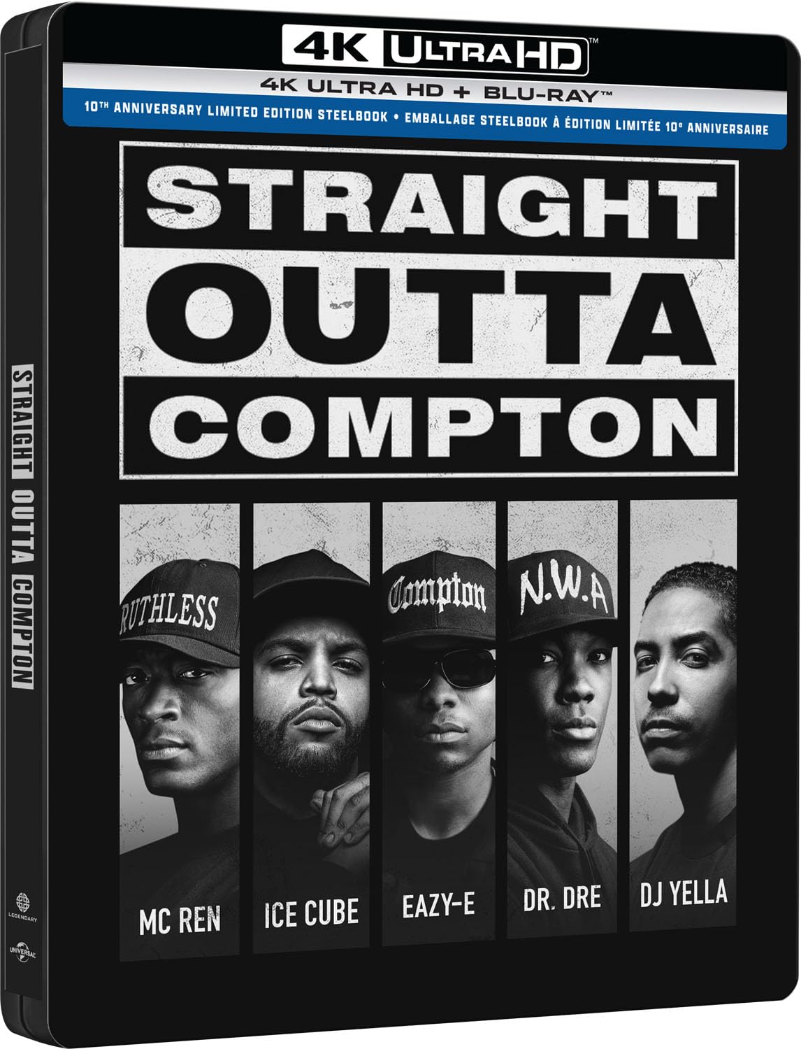 Straight Outta Compton [10th Anniversary Limited Edition Steelbook] - 4K/Blu-Ray