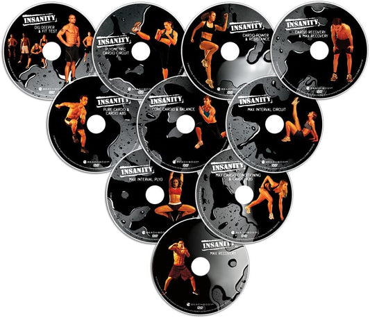 beachbody Insanity : 60 days Program - DVD Used