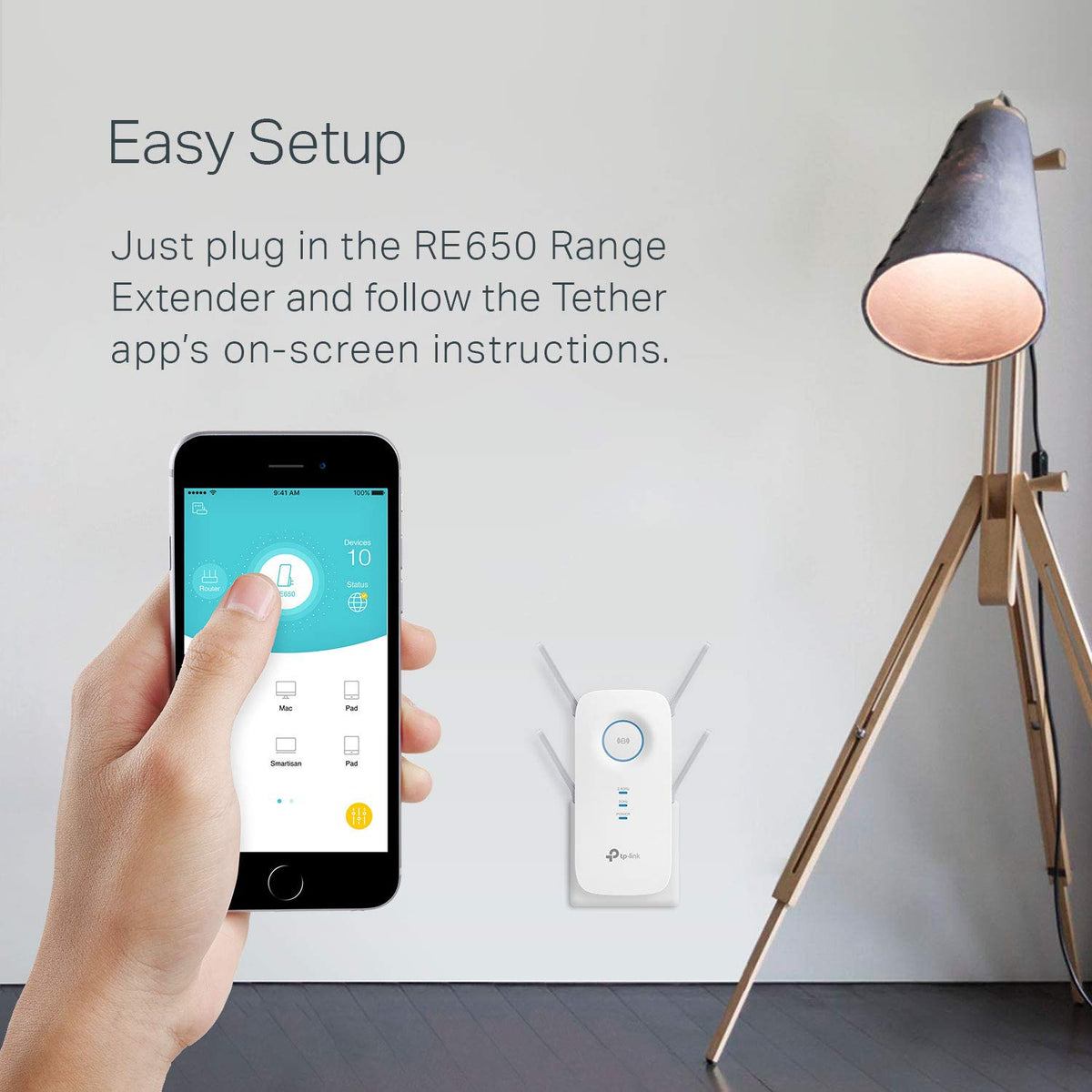 TP-Link AC2600 WiFi Booster & Repeater (RE650) – Extends Coverage with Dual Band 2600Mbps, Gigabit Port, 4X4 MU-MIMO, Access Point Mode 🍁 All In One Marketplace Canada