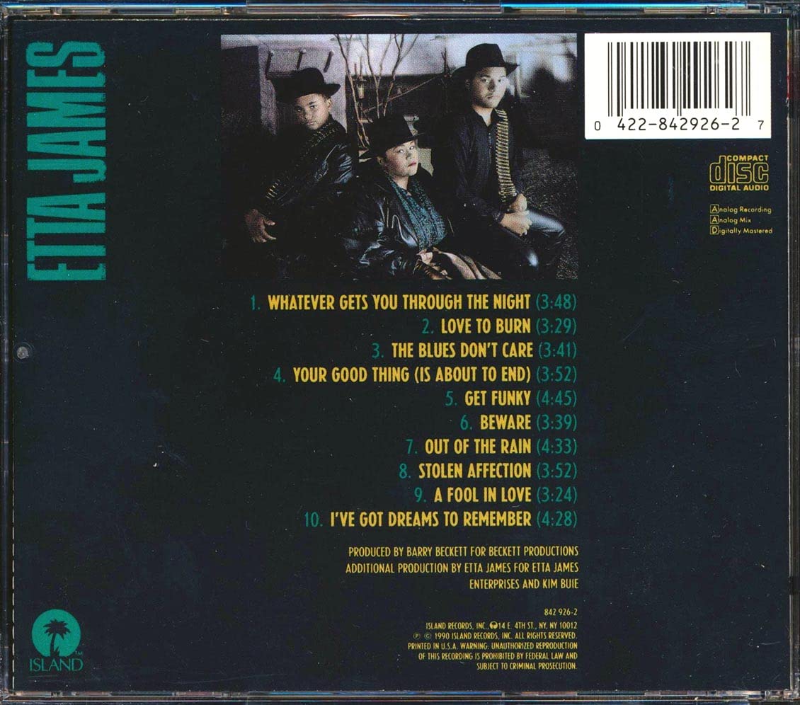 ETTA JAMES / STICKIN' TO MY GUNS - CD (Used)