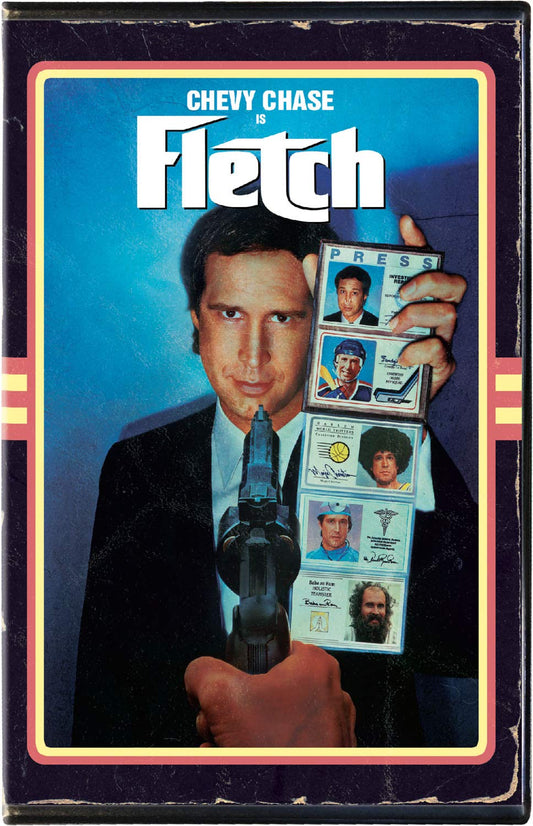 Fletch in Retro VHS Packaging - Blu-Ray