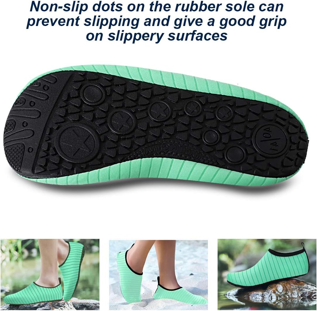 semai Quick-Dry Water Shoes – Non-Slip Aqua Socks for Beach, Swimming & Yoga, Men Women Kids