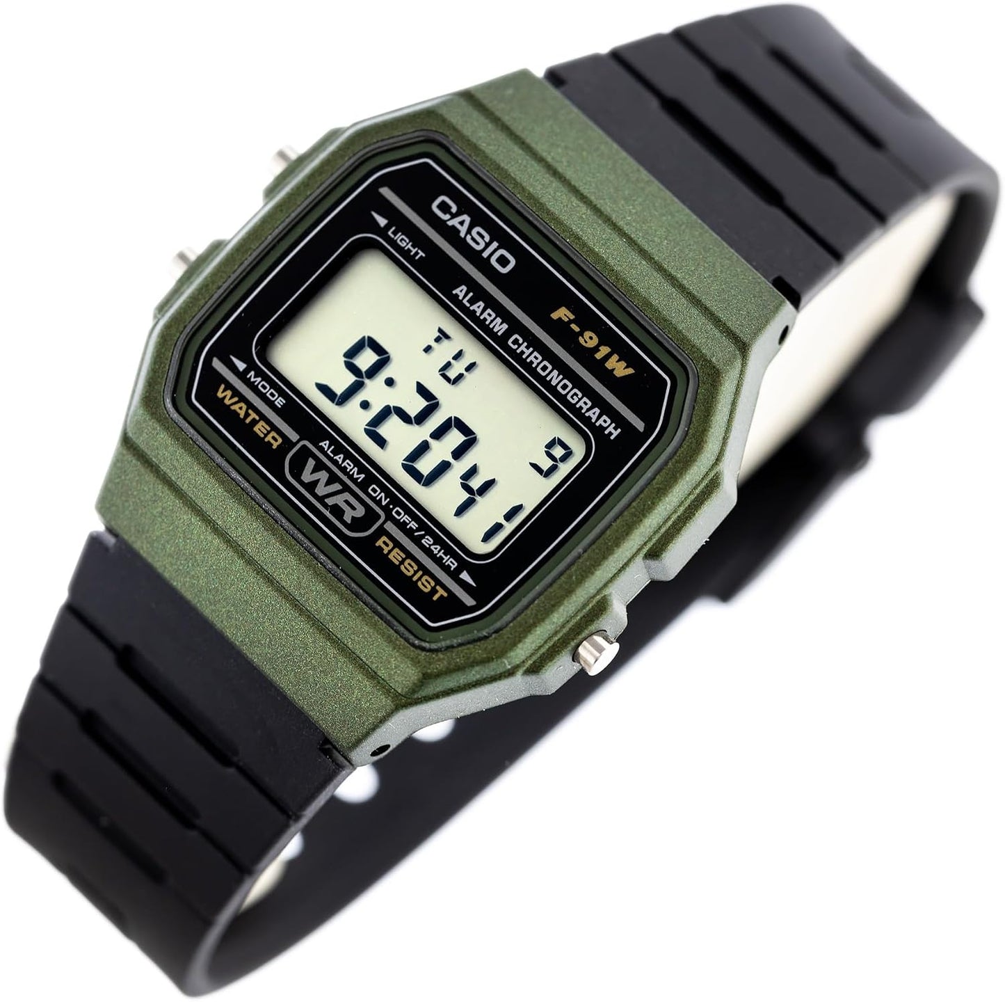 Casio F91W Digital Watch – Water Resistant, LED Light, 7-Year Battery