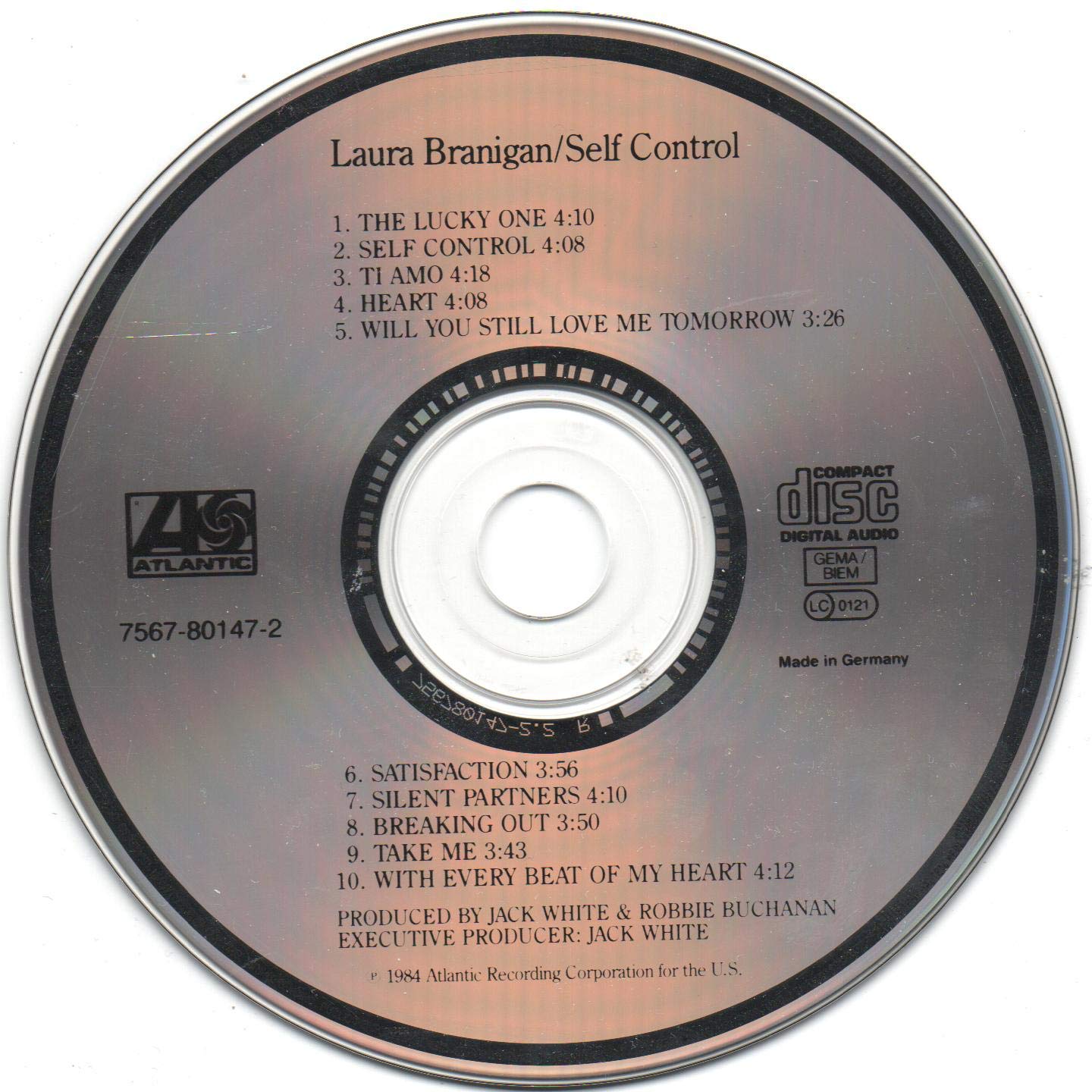 Laura Branigan / Self Control - CD (Used)