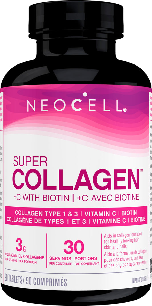 NeoCell Super Collagen Vitamin C and Biotin | 90 Tablets 🍁 All In One Marketplace Canada
