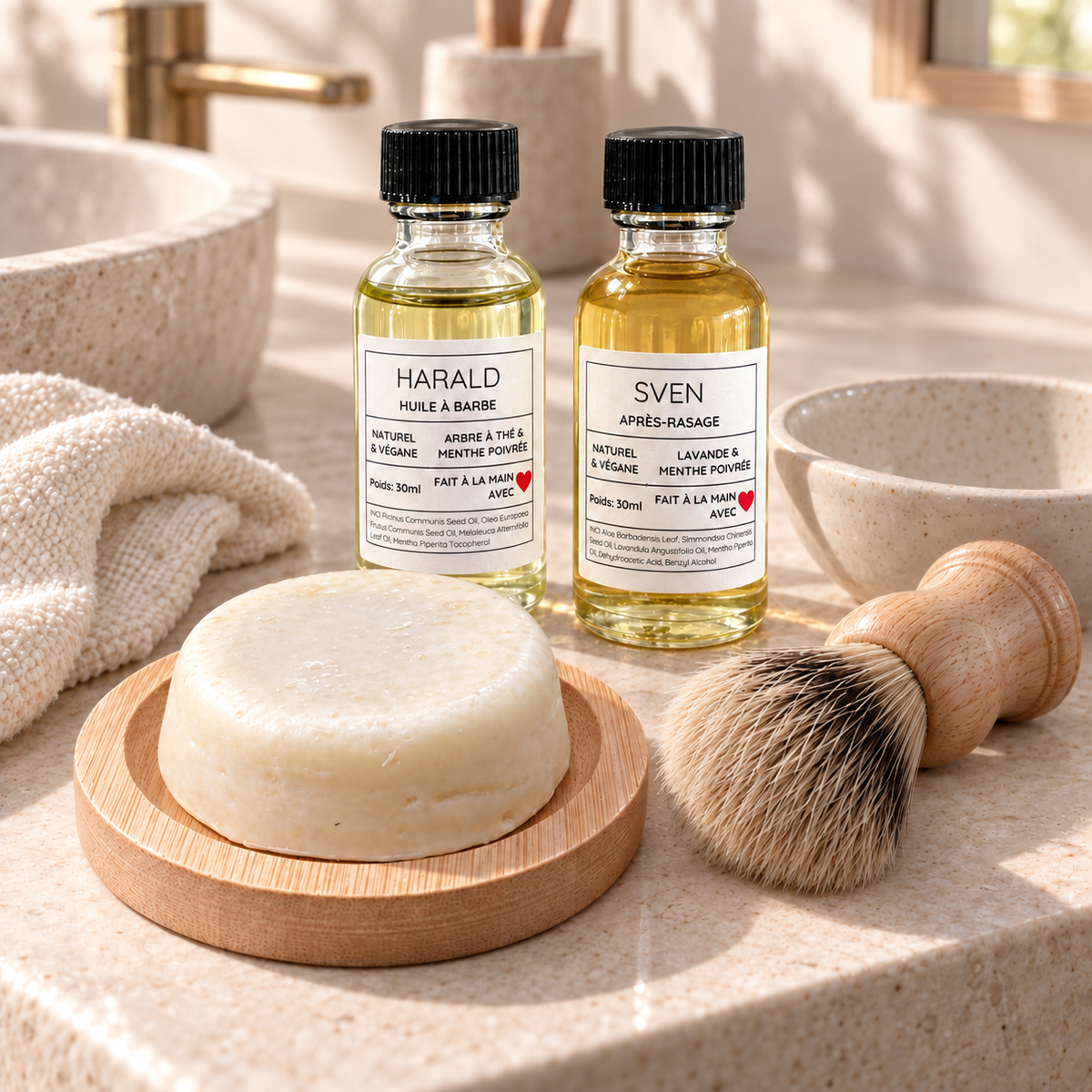 Blaireau en bois