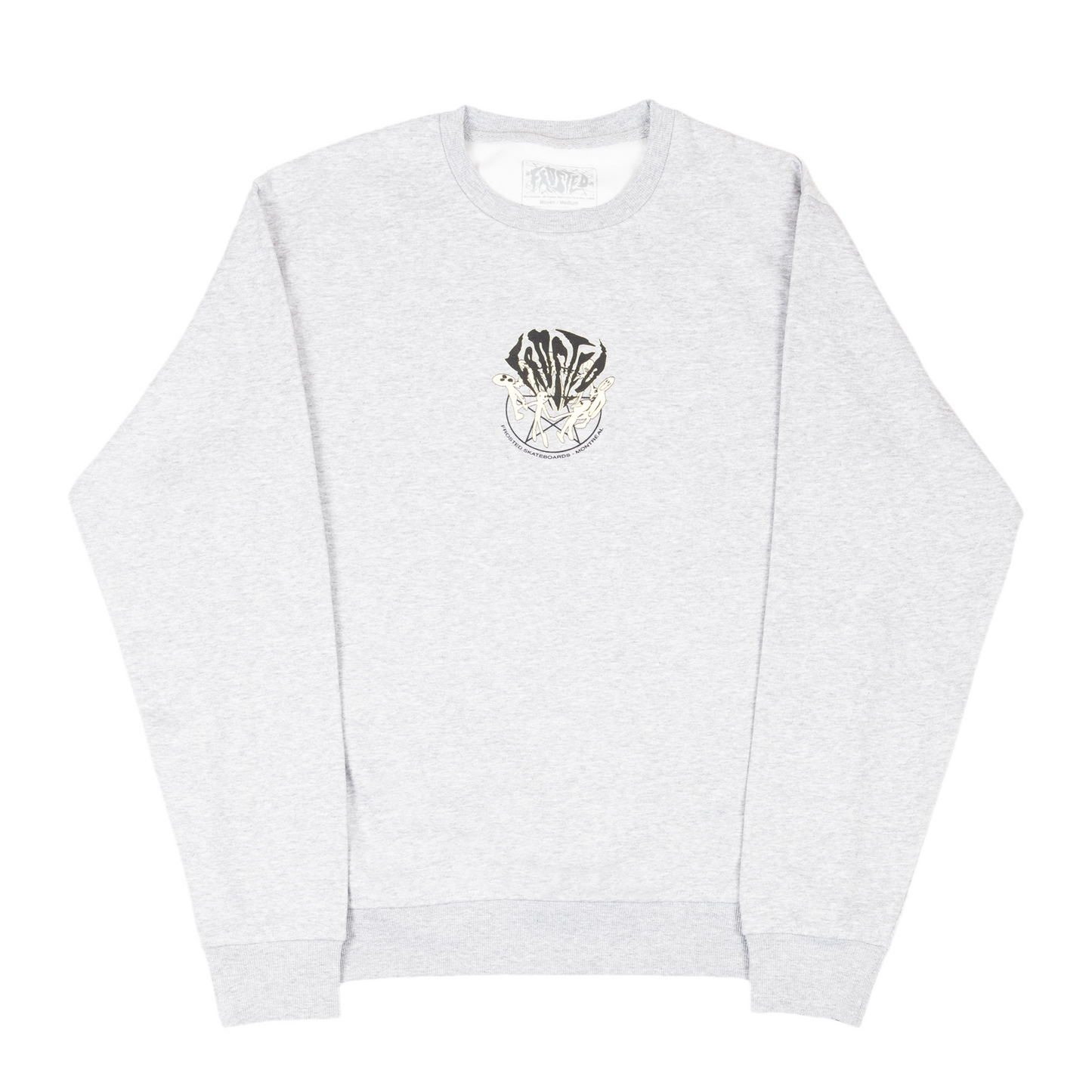 Frosted Skateboards 'Starcult Graphic' Crewneck - Ash Grey