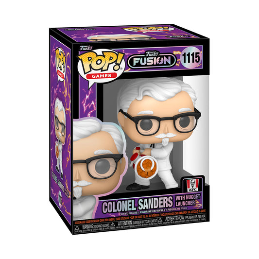 POP! Funko Fusion - KFC Colonel Sanders avec lanceur de nuggets
