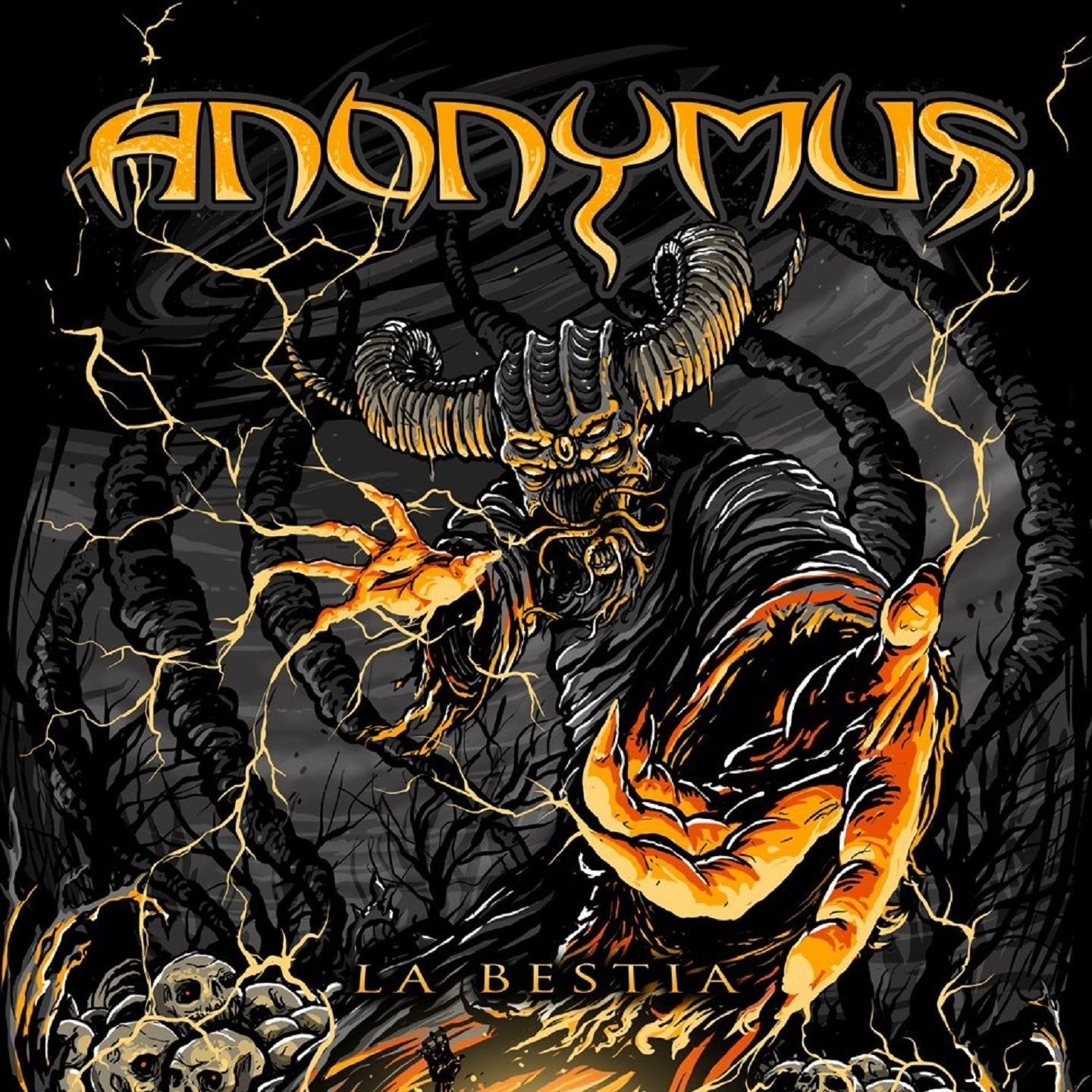 Anonymus / La Bestia - Deluxe LP ORANGE+CD+TEST PRESS