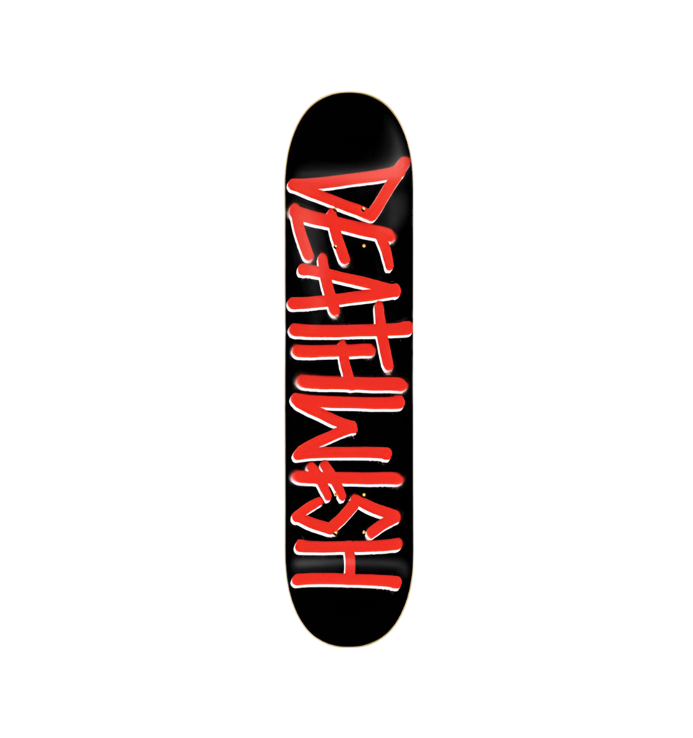 Deathwish 'Deathspray' Skate Deck - Black/Red