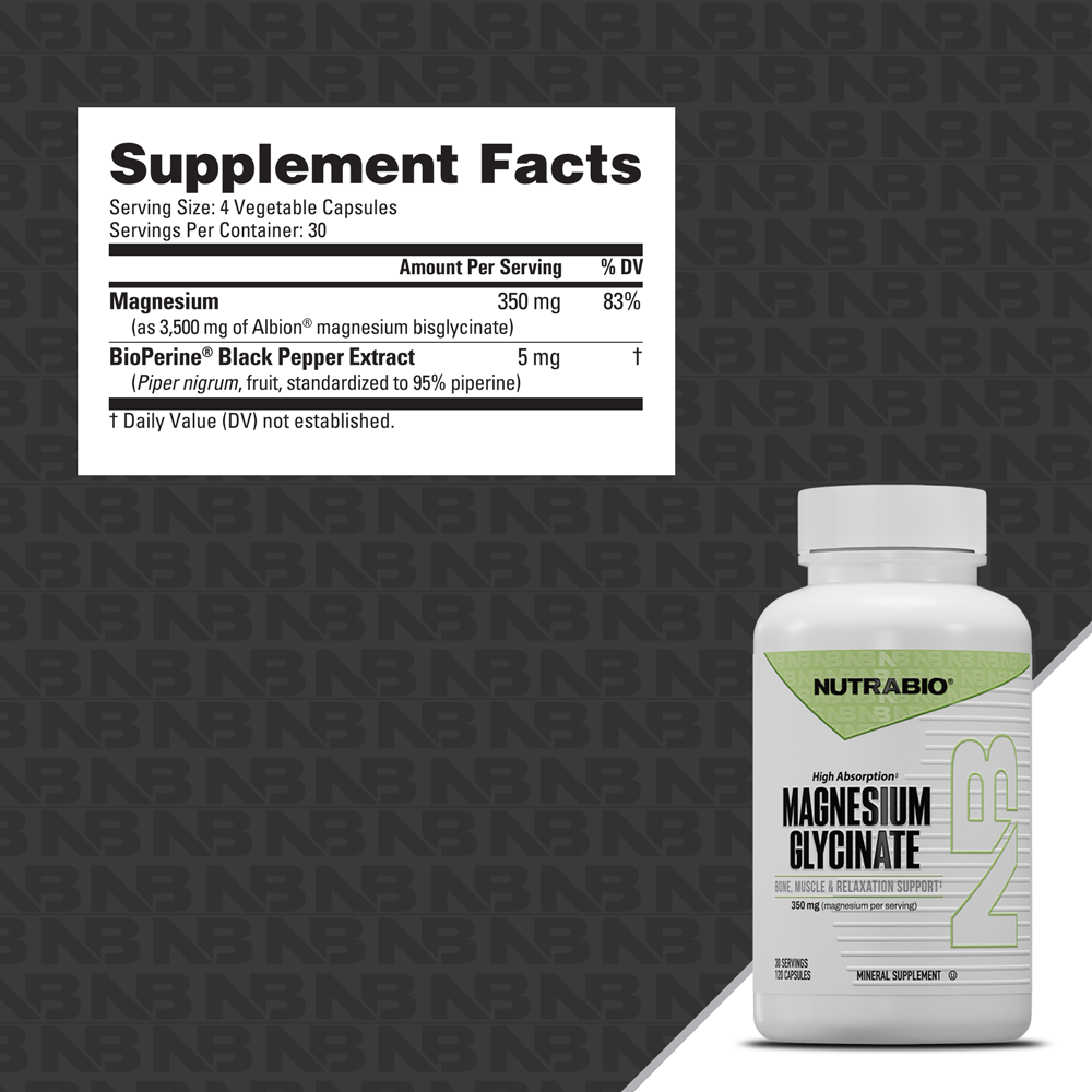 NutraBio Magnesium Glycinate